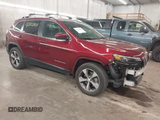 2019 Jeep Cherokee Limited with VIN 1C4PJMDX1KD126213, listed as a IAAI auction lot 42002843 with 37,899 mi miles and . Bid and sale history available at DreamBid. Image 1.