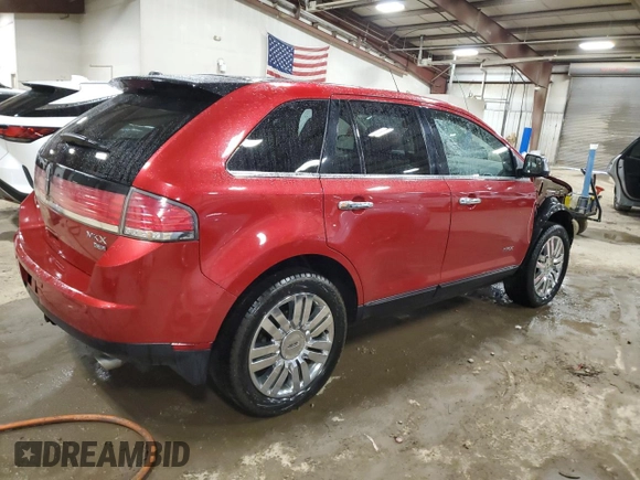 2010 Lincoln MKX with VIN 2LMDJ8JC0ABJ30320, listed as a Copart auction lot 49282215 with 158,048 mi miles and Clean Title. Bid and sale history available at DreamBid. Image 3.