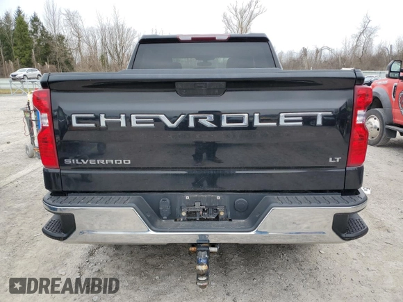 2021 Chevrolet Silverado 1500 LT with VIN 1GCUYDED5MZ214447, listed as a Copart auction lot 52198295 with 42,626 mi miles and Salvage Title. Bid and sale history available at carsss.com. Image 6.