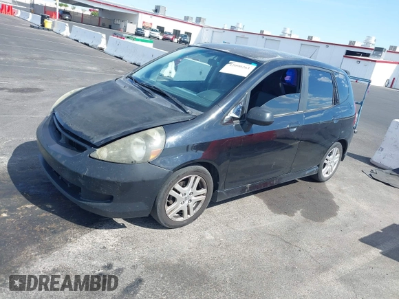 2008 Honda Fit Sport with VIN JHMGD386X8S052358, listed as a IAAI auction lot 42090261 with 291,211 mi miles. Bid and sale history available at carsss.com. Image 12.