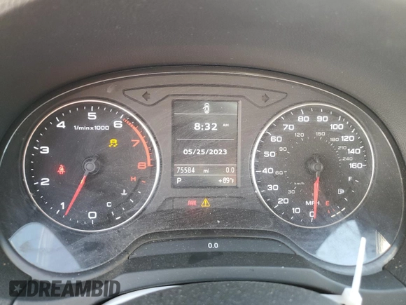 2015 Audi A3 2.0T Premium Plus with VIN WAUEFGFF3F1116155, listed as a Copart auction lot 53770663 with 75,584 mi miles. Bid and sale history available at carsss.com. Image 9.