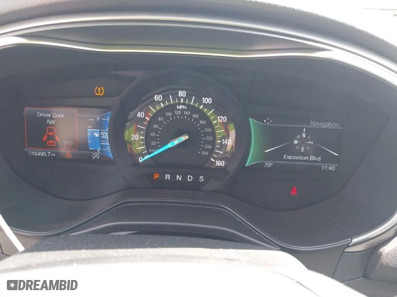 2019 Ford Fusion SE with VIN 3FA6P0HD7KR108430, listed as a IAAI auction lot 41871639 with 15,490 mi miles. Bid and sale history available at carsss.com. Image 7.