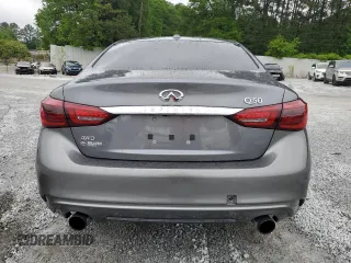 2019 Infiniti Q50 Luxe z VIN JN1EV7AR4KM559305, wystawiony jako Copart lot #54353455 z przebiegiem 85 131 mil mil oraz Nie do naprawy • Non repairable. Historia ofert i sprzedaży dostępna na DreamBid. Obrazek 6.