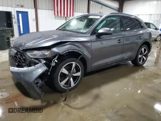 2022 Audi Q5 S line Premium Plus with VIN WA1EAAFY2N2120863, listed as a Copart auction lot 58784045 with 35,020 mi miles and Salvage title. Bid and sale history available at DreamBid. Image 1.