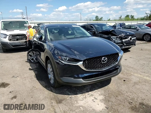 2025 Mazda CX-30 S Premium with VIN 3MVDMBDM5SM807451, listed as a Copart auction lot 56186075 with 379 mi miles and Salvage title. Bid and sale history available at DreamBid. Image 14.