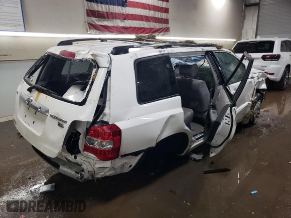 2006 Toyota Highlander z VIN JTEDW21AX60013815, wystawiony jako Copart lot #51011785 z przebiegiem 258 280 mil mil oraz Nie do naprawy • Non repairable. Historia ofert i sprzedaży dostępna na DreamBid. Obrazek 3.