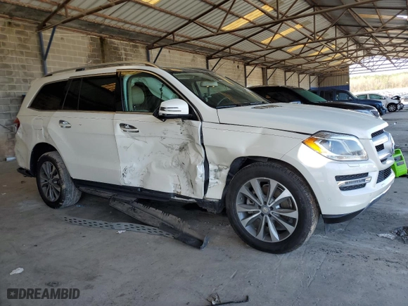 2016 Mercedes-Benz GL with VIN 4JGDF6EE5GA689959, listed as a Copart auction lot 43030193 with NaN miles. Bid and sale history available at carsss.com. Image 4.