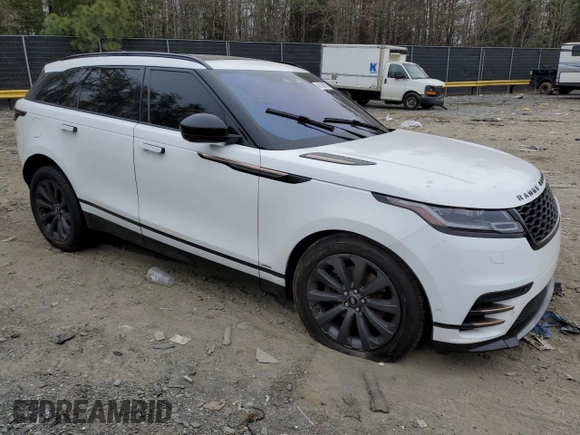 2021 Land Rover Range Rover Velar R-Dynamic S with VIN SALYT2EX3MA311264, listed as a Copart auction lot 48185675 with 56,107 mi miles and Salvage title. Bid and sale history available at DreamBid. Image 4.