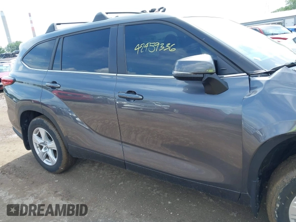 2023 Toyota Highlander L with VIN 5TDKDRAH8PS019733, listed as a IAAI auction lot 42459336 with 11,278 mi miles and . Bid and sale history available at DreamBid. Image 14.