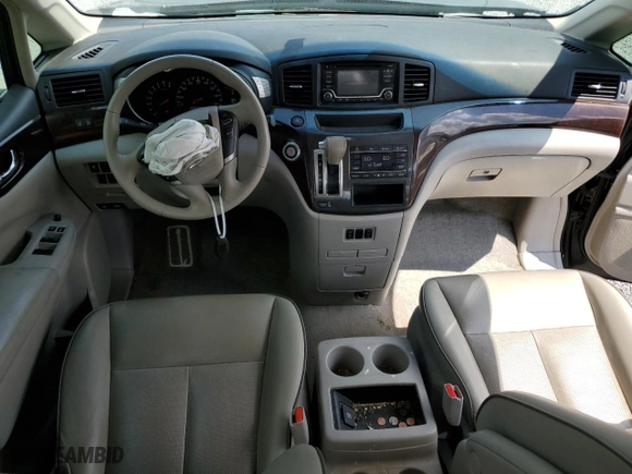 2015 Nissan Quest S with VIN JN8AE2KP1F9132088, listed as a Copart auction lot 64185313 with 123,179 mi miles. Bid and sale history available at carsss.com. Image 8.