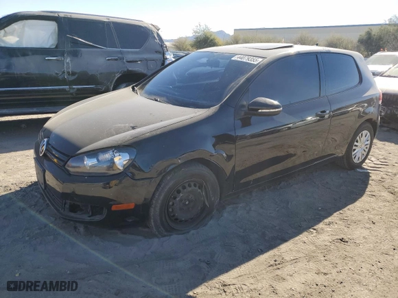 2013 Volkswagen Golf w/Conv & Sunroof with VIN WVWBB7AJ5DW124075, listed as a Copart auction lot 44079355 with 170,785 mi miles and Salvage Title. Bid and sale history available at carsss.com. Image 1.