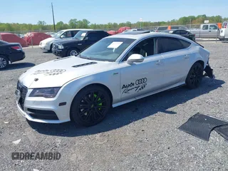 2014 Audi A7 Prestige with VIN WAU2GAFC3EN033481, listed as a IAAI auction lot 42094489 with 93,147 mi miles and . Bid and sale history available at DreamBid. Image 17.