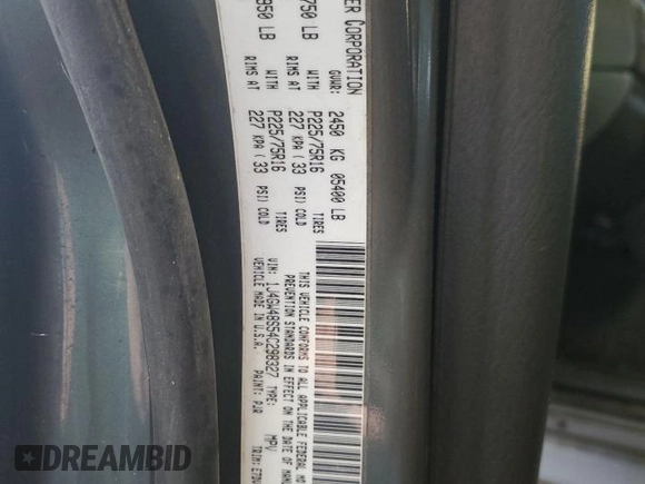 2004 Jeep Grand Cherokee Laredo с VIN 1J4GW48S54C298327, выставлен на аукционе Copart как лот 61391115 с пробегом 161 135 миль миль и Чистый • Clean title. История ставок и продаж доступна на DreamBid. Изображение 13.
