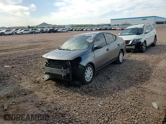 2019 Nissan Versa SV with VIN 3N1CN7AP5KL874372, listed as a Copart auction lot 57819925 with 43,937 mi miles and Salvage title. Bid and sale history available at DreamBid. Image 13.