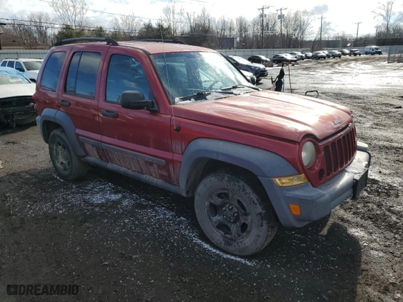 2005 Jeep Liberty Sport with VIN 1J4GL48K85W652480, listed as a Copart auction lot 42816355 with 106,403 mi miles and Clean Title. Bid and sale history available at carsss.com. Image 4.