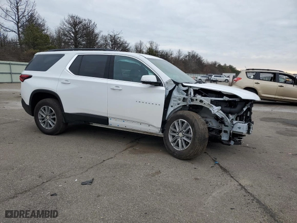 2022 Chevrolet Traverse LT Leather with VIN 1GNEVHKW5NJ193892, listed as a Copart auction lot 41683775 with 23,039 mi miles and Salvage Title. Bid and sale history available at carsss.com. Image 4.