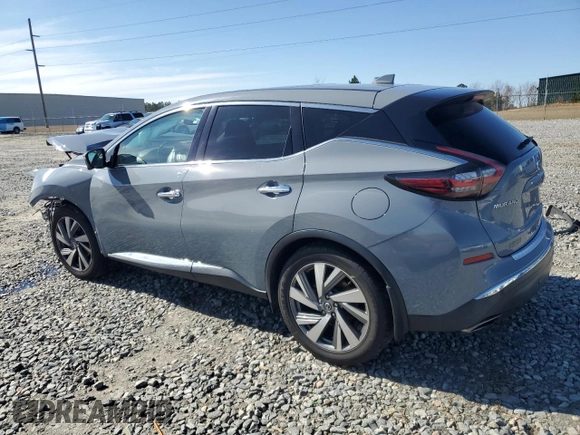 2021 Nissan Murano SL with VIN 5N1AZ2CS1MC116665, listed as a Copart auction lot 89251285 with 74,249 mi miles and Salvage Title. Bid and sale history available at DreamBid. Image 2.