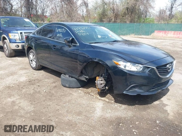 2017 Mazda 6 Sport with VIN JM1GL1U54H1102781, listed as a IAAI auction lot 41972751 with 90,022 mi miles. Bid and sale history available at carsss.com. Image 1.