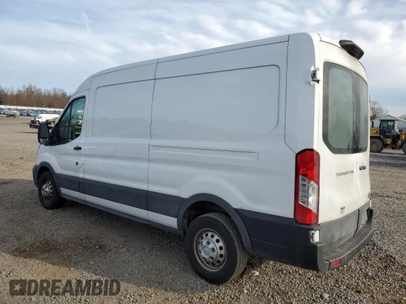 2023 Ford Transit Cargo with VIN 1FTBR2C8XPKA42105, listed as a Copart auction lot 80028384 with 136,464 mi miles and Salvage title. Bid and sale history available at DreamBid. Image 2.