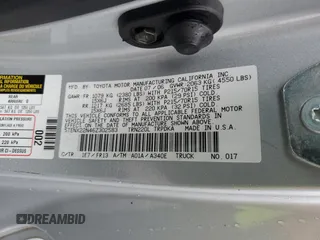 2006 Toyota Tacoma with VIN 5TENX22N46Z302583, listed as a Copart auction lot 45028815 with 168,091 mi miles and Salvage Title. Bid and sale history available at carsss.com. Image 14.