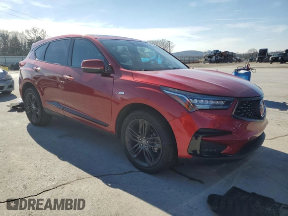 2020 Acura RDX w/A-Spec Pkg with VIN 5J8TC1H67LL001718, listed as a Copart auction lot 44410895 with 78,466 mi miles and Salvage Title. Bid and sale history available at carsss.com. Image 4.