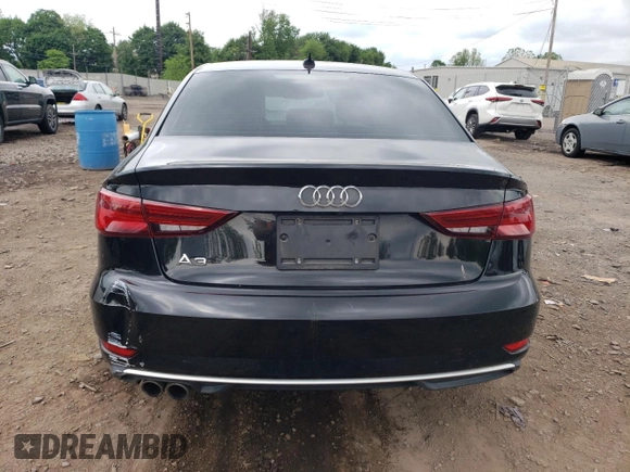 2017 Audi A3 Sedan Premium with VIN WAUAUGFF8H1079188, listed as a Copart auction lot 55514484 with 78,242 mi miles. Bid and sale history available at carsss.com. Image 6.