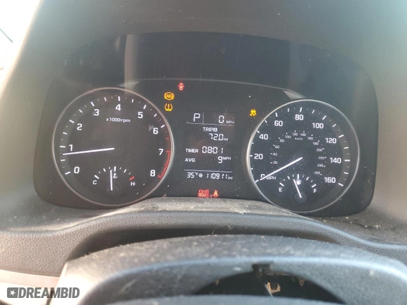 2017 Hyundai Elantra SE with VIN KMHD74LF0HU075298, listed as a Copart auction lot 84146344 with 119,011 mi miles and Salvage Title. Bid and sale history available at carsss.com. Image 9.