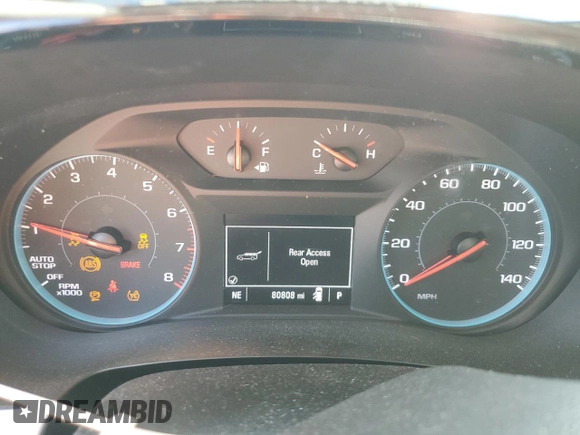 2020 Chevrolet Traverse LS with VIN 1GNEVFKW4LJ315658, listed as a Copart auction lot 55721495 with 80,808 mi miles and Salvage title. Bid and sale history available at DreamBid. Image 9.