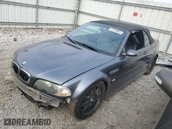 2002 BMW 3 Series M3 with VIN WBSBR93432EX23728, listed as a Copart auction lot 47310965 with 0 mi miles and Clean Title. Bid and sale history available at carsss.com. Image 1.