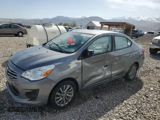 2019 Mitsubishi Mirage ES with VIN ML32F3FJ3KHF09390, listed as a Copart auction lot 52702325 with 97,445 mi miles and Salvage title. Bid and sale history available at DreamBid. Image 1.