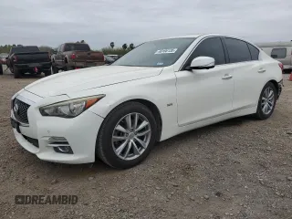 2016 Infiniti Q50 3.0t Premium with VIN JN1EV7AP8GM304355, listed as a Copart auction lot 46166135 with 101,765 mi miles and Salvage Title. Bid and sale history available at carsss.com. Image 1.