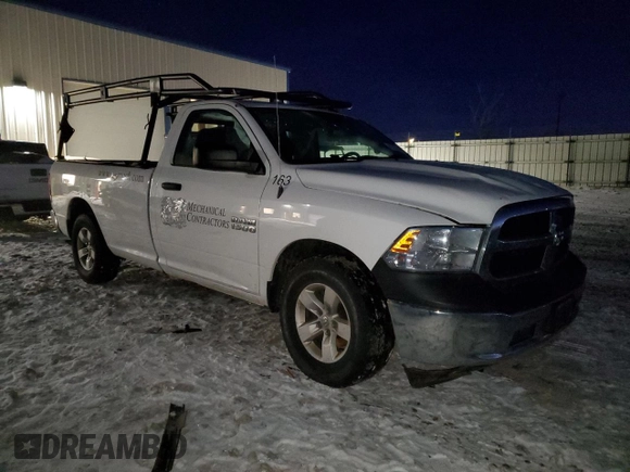 2016 Ram 1500 Tradesman with VIN 3C6JR6DG9GG261905, listed as a Copart auction lot 41376765 with 215,653 mi miles and Non repairable. Bid and sale history available at DreamBid. Image 4.