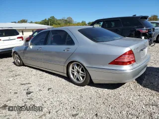2003 Mercedes-Benz S-Class 4.3L with VIN WDBNG83J13A344129, listed as a Copart auction lot 75474174 with 0 mi miles and Clean Title. Bid and sale history available at carsss.com. Image 2.