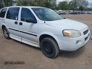 2008 Chevrolet Uplander LS Fleet with VIN 1GBDV13W98D207830, listed as a IAAI auction lot 41870340 with 267,089 mi miles and . Bid and sale history available at DreamBid. Image 1.