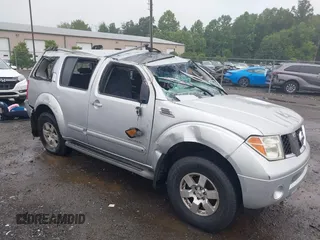 2005 Nissan Pathfinder SE with VIN 5N1AR18W85C747629, listed as a IAAI auction lot 42510484 with 197,670 mi miles and . Bid and sale history available at DreamBid. Image 1.