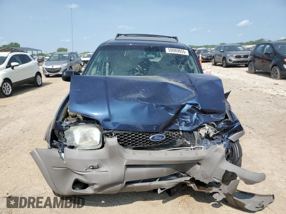 2002 Ford Escape XLT Choice with VIN 1FMYU04122KA51299, listed as a Copart auction lot 59089055 with Not provided miles and Salvage title. Bid and sale history available at DreamBid. Image 5.