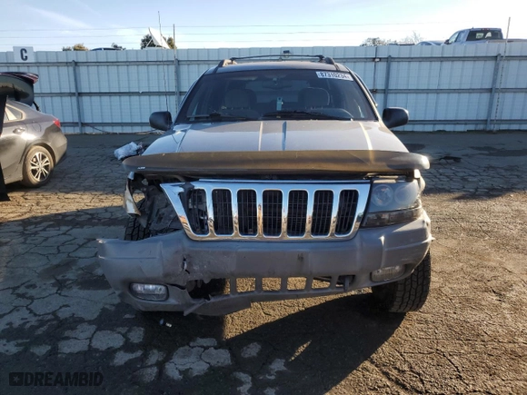 1999 Jeep Grand Cherokee Laredo with VIN 1J4GW58NXXC747537, listed as a Copart auction lot 87310234 with 0 mi miles and Salvage Title. Bid and sale history available at carsss.com. Image 5.