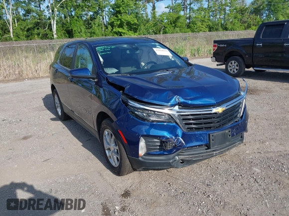 2022 Chevrolet Equinox LT z VIN 3GNAXKEV2NL193429, wystawiony jako IAAI lot #42134153 z przebiegiem 62 934 mil mil oraz . Historia ofert i sprzedaży dostępna na DreamBid. Obrazek 1.