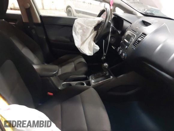 2017 Kia Forte LX with VIN 3KPFK4A78HE141215, listed as a IAAI auction lot 41859046 with 146,810 mi miles. Bid and sale history available at carsss.com. Image 5.