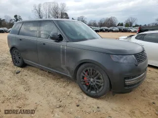 2024 Land Rover Range Rover SE with VIN SALKPBE94RA222080, listed as a Copart auction lot 43706375 with 0 mi miles and Salvage Title. Bid and sale history available at carsss.com. Image 4.