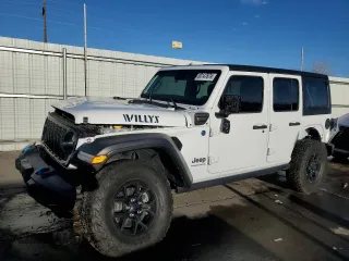 2024 Jeep Wrangler Sport S with VIN 1C4RJXN60RW204334, listed as a Copart auction lot 80147674 with 12,614 mi miles and Salvage Title. Bid and sale history available at DreamBid. Image 1.