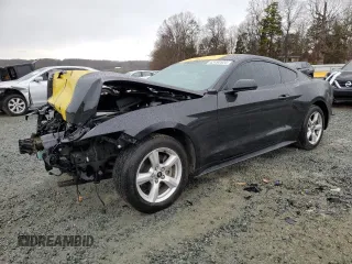 2017 Ford Mustang V6 with VIN 1FA6P8AMXH5226959, listed as a Copart auction lot 44716215 with 96,363 mi miles and Salvage Title. Bid and sale history available at carsss.com. Image 1.