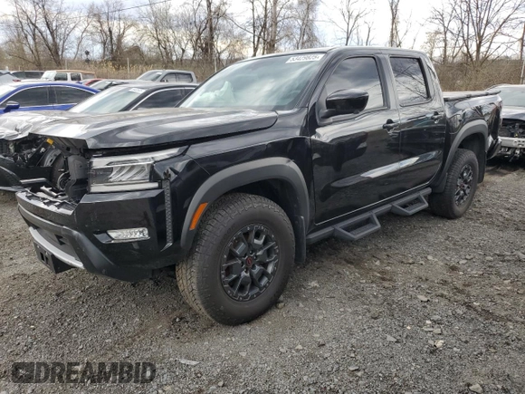 2024 Nissan Frontier Pro-4X with VIN 1N6ED1EKXRN600239, listed as a Copart auction lot 53429825 with 16,383 mi miles and Salvage title. Bid and sale history available at DreamBid. Image 1.