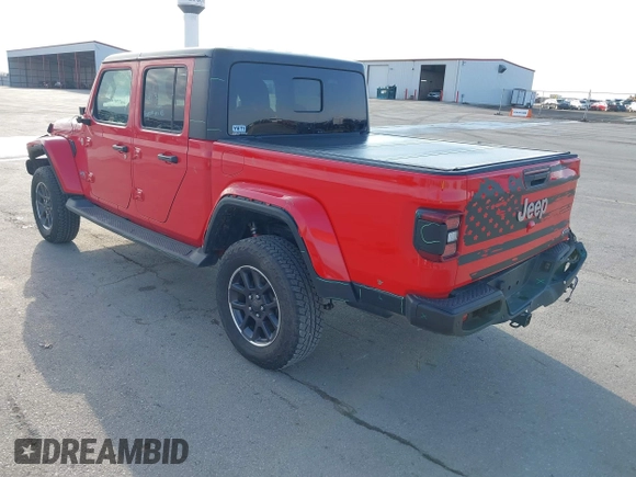 2021 Jeep Gladiator Overland с VIN 1C6HJTFG3ML546177, выставлен на аукционе IAAI как лот 41861900 с пробегом 20 455 миль миль и . История ставок и продаж доступна на DreamBid. Изображение 3.