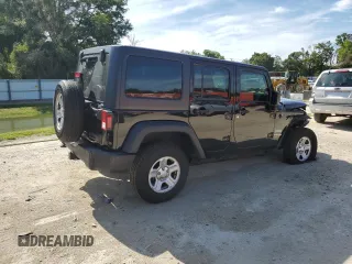 2018 Jeep Wrangler Unlimited Sport with VIN 1C4BJWDG5JL822969, listed as a Copart auction lot 61240135 with 80,276 mi miles and Salvage title. Bid and sale history available at DreamBid. Image 3.