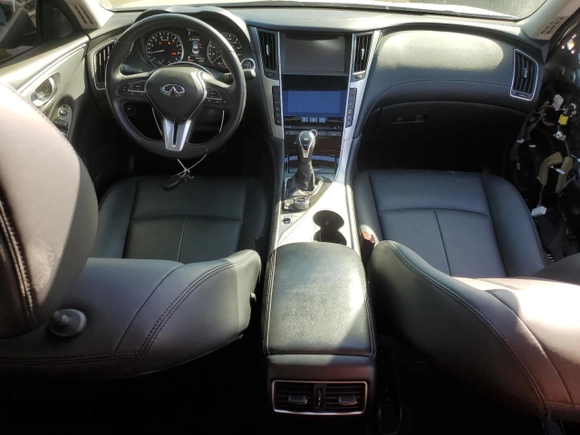 2019 Infiniti Q50 Luxe z VIN JN1EV7AP4KM543474, wystawiony jako Copart lot #52426585 z przebiegiem 50 435 mil mil oraz Szkoda całkowita • Salvage title. Historia ofert i sprzedaży dostępna na DreamBid. Obrazek 8.