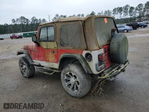2002 Jeep Wrangler SE with VIN 1J4FA29P32P706533, listed as a Copart auction lot 43709055 with Not Provided miles and Salvage Title. Bid and sale history available at DreamBid. Image 2.