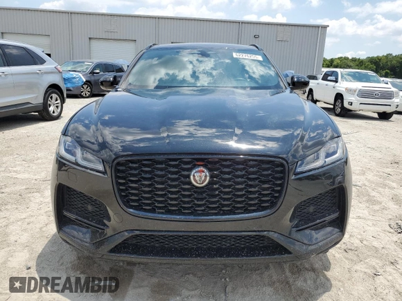 2023 Jaguar F-Pace S with VIN SADCJ2EX4PA714735, listed as a Copart auction lot 62276255 with 28,353 mi miles and Salvage title. Bid and sale history available at DreamBid. Image 5.