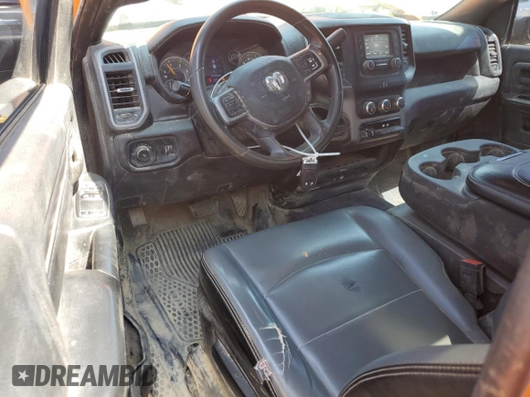 2021 Ram 2500 with VIN 3C6MR4AL2MG627234, listed as a Copart auction lot 53524525 with 166,195 mi miles and Salvage title. Bid and sale history available at DreamBid. Image 8.