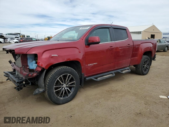 2019 GMC Canyon 4WD SLE with VIN 1GTG6CEN7K1291886, listed as a Copart auction lot 48686655 with 61,979 mi miles and Salvage Title. Bid and sale history available at carsss.com. Image 1.